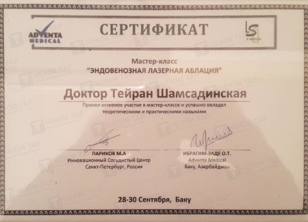 Teyran Şəmsəddinskaya:  Qalib Liderimizlə qürur duyuruq!