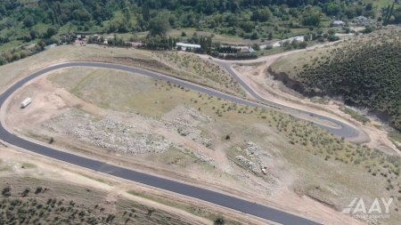 Göygöl rayonunda Topalhəsənli-Kərəmli yolunun əsaslı təmiri yekunlaşmaq üzrədir VİDEO/FOTO